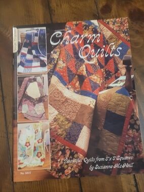 Charm Quilts Book - Suzanne McNeill Colorful Patchwork Quilt Cover 2007